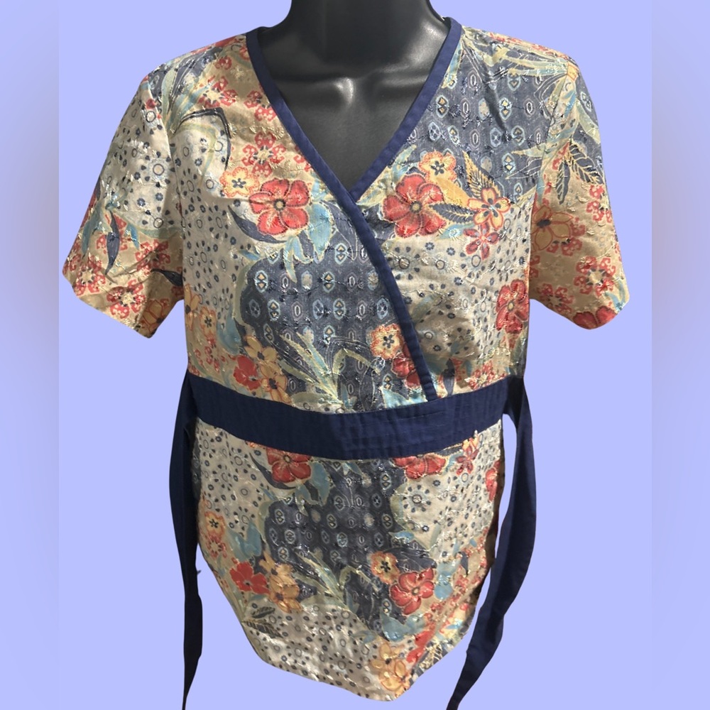 Beautiful Nurse scrub top.